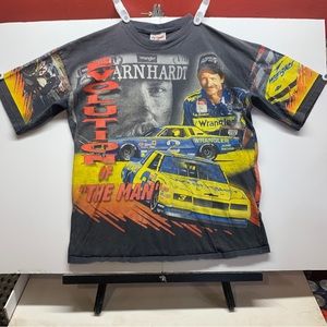 Vintage 1998 NASCAR DALE EARNHARDT All Over Print T Shirt XL Chase Authentics.